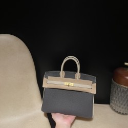 【全新入荷】エルメス バーキン 25 トゴ革 88 グラファイト ×10 クレ ゴールド金具｜濃密なグレーと柔らかなベージュのコントラスト ゴールドの輝きで洗練されたデザイン
