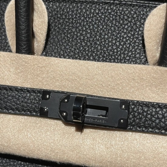 【バーキン 25 トゴ革】89 ソーブラック(So Black)/89 ブラック(Noir)ブラック金具|超カッコいい全黒スタイルの究極バッグ 【バーキン 25 トゴ革】89 ソーブラック(So Black)/89 ブラック(Noir)ブラック金具|超カッコいい全黒スタイルの究極バッグ