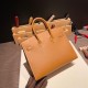 エルメスバーキン 25 外縫い ゴールド37 Gold 全手縫いbirkin25-w014