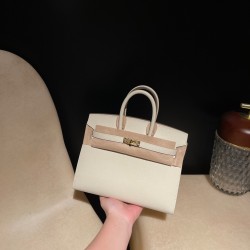 【希少品】バーキン 25cm 外縫い Birkin 25cm 外縫い 10 Craie クレ 全手縫い エルメス バッグ ヴォーエプソン Epsom