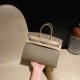 エルメスバーキン 25 外縫い18/Étoupe Grey (Étoupe)  エトゥープ全手縫いbirkin25-w033