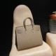 エルメスバーキン 25 外縫い18/Étoupe Grey (Étoupe)  エトゥープ全手縫いbirkin25-w034