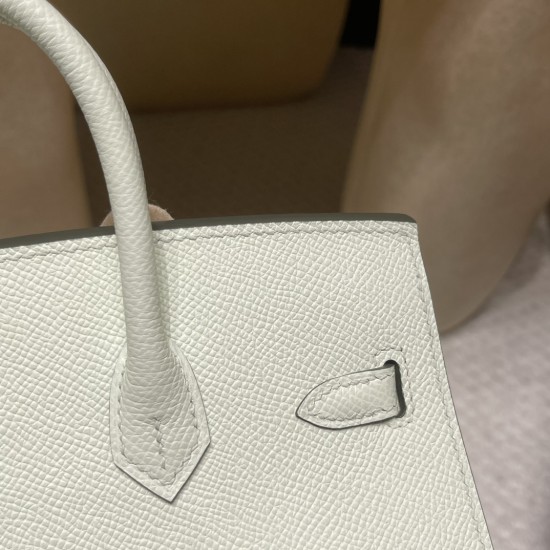 【超キュート限定】Hermès Birkin 20cm Sellier 外縫いEpsom Mini 0S / ヴェールフィズ シルバー金具 全手縫い ヴォーエプソン Epsom 【超キュート限定】Hermès Birkin 20cm Sellier 外縫いEpsom Mini 0S / ヴェールフィズ シルバー金具 全手縫い ヴォーエプソン Epsom