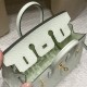 【超キュート限定】Hermès Birkin 20cm Sellier 外縫いEpsom Mini 0S / ヴェールフィズ シルバー金具 全手縫い ヴォーエプソン Epsom 【超キュート限定】Hermès Birkin 20cm Sellier 外縫いEpsom Mini 0S / ヴェールフィズ シルバー金具 全手縫い ヴォーエプソン Epsom
