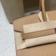 【大人の落ち着き】バーキン 25cm 外縫い Birkin 25cm Sellier 外縫いEpsom 0M / チャイ  シルバー金具 全手縫い 未使用保存品 ヴォーエプソン Epsom