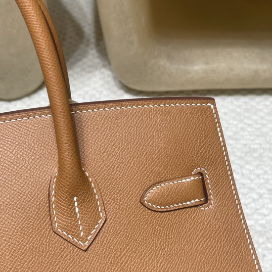 【若々しいシャープデザイン】Hermès Birkin Sellier 外縫いEpsom 37 / ゴールド シルバー金具 全手縫い ヴォーエプソン Epsom 【若々しいシャープデザイン】Hermès Birkin Sellier 外縫いEpsom 37 / ゴールド シルバー金具 全手縫い ヴォーエプソン Epsom