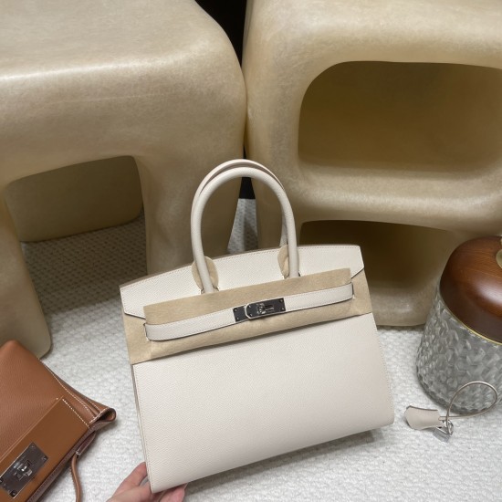 【透き通る若さ】Hermès Birkin Sellier 外縫いEpsom 10 / クレ シルバー金具 全手縫い ヴォーエプソン Epsom 【透き通る若さ】Hermès Birkin Sellier 外縫いEpsom 10 / クレ シルバー金具 全手縫い ヴォーエプソン Epsom