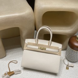 【透き通る若さ × ゴールドエレガンス】Hermès Birkin Sellier 外縫いEpsom 10 / クレ ゴールド金具 ヴォーエプソン Epsom