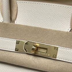 【透き通る若さ × ゴールドエレガンス】Hermès Birkin Sellier 外縫いEpsom 10 / クレ ゴールド金具 ヴォーエプソン Epsom