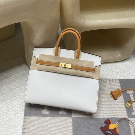 【激レアコンボ】Hermès Birkin Sellier 外縫いEpsom 01 / ホワイト ×37 / ゴールド サイドカラー マットゴールド金具 ヴォーエプソン Epsom 【激レアコンボ】Hermès Birkin Sellier 外縫いEpsom 01 / ホワイト ×37 / ゴールド サイドカラー マットゴールド金具 ヴォーエプソン Epsom