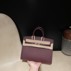 【若さと永遠のエレガンス】Hermès Birkin Sellier 外縫いEpsom 0G / ルージュセリエ ローズゴールド金具 ヴォーエプソン Epsom