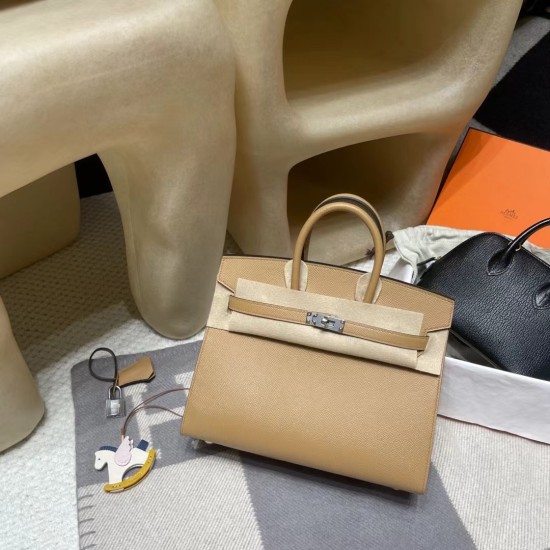 【大人の美学】Hermès Birkin25 Sellier 外縫いEpsom 0M / チャイ 銀色金具 ヴォーエプソン Epsom 【大人の美学】Hermès Birkin25 Sellier 外縫いEpsom 0M / チャイ 銀色金具 ヴォーエプソン Epsom