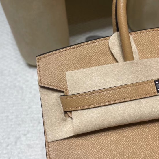 【大人の美学】Hermès Birkin25 Sellier 外縫いEpsom 0M / チャイ 銀色金具 ヴォーエプソン Epsom 【大人の美学】Hermès Birkin25 Sellier 外縫いEpsom 0M / チャイ 銀色金具 ヴォーエプソン Epsom