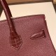 エルメスバーキン 30センチCrocodile& Touch 55/Rouge Hルージュアッシュゴールド金具 birkin30-019 全手縫い