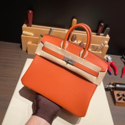 エルメスバーキン 30センチトゴ Togo R1/Terre Battue テールバテューシルバー金具 birkin30-063 全手縫い