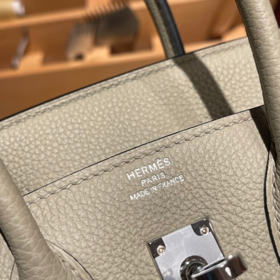 エルメスバーキン 30センチトゴ Togo Q1/Sauge セージシルバー金具 birkin30-070 全手縫い