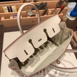 エルメスバーキン 30センチトゴ Togo 10/Craie  クレゴールド金具 birkin30-074 全手縫い