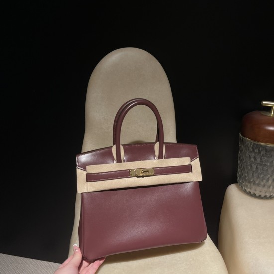 【新入荷】30 バーキン Box レザー ボルドー ゴールド|ボックスカーフ柄のレトロな高級バッグ 【新入荷】30 バーキン Box レザー ボルドー ゴールド|ボックスカーフ柄のレトロな高級バッグ