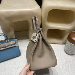 【新作】バーキン 35cm Togo レザー 18 エトゥープグレー シルバーフィッティング｜高級バッグ通販