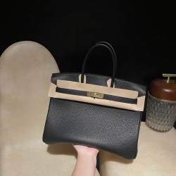 【注文生産】バーキン 35 Togo レザー 89/Black×3Q/Rose Sakura ゴールドフィッティング｜個性的なカラーコンビ オーダーメイド