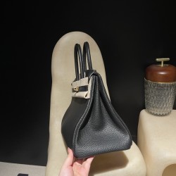【注文生産】バーキン 35 Togo レザー 89/Black×3Q/Rose Sakura ゴールドフィッティング｜個性的なカラーコンビ オーダーメイド