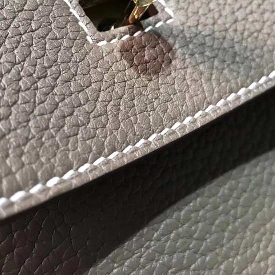 Hermesバーキン 40 Birkin40cm 18/Étoupe Grey エトゥープ ゴールド金具  トゴ togo 全手縫い