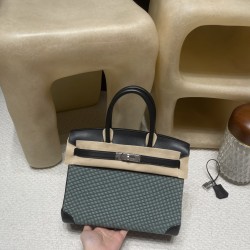 30cm バーキン ワッフルステッチ*レアなデザインだから、お出かけしても*めったに被らないのが魅力！  
