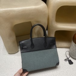 30cm バーキン ワッフルステッチ*レアなデザインだから、お出かけしても*めったに被らないのが魅力！  