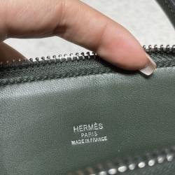 【Bolide】27cm ボリード27 ヴォーエプソン Epsom 2Q / ヴェールアングレ シルバー金具 シンプルな高級感の定番デザイン