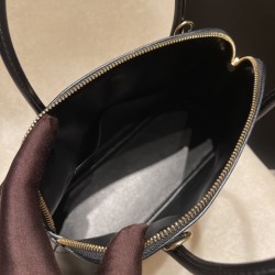 【ボリデ】27cm ボリード27 ヴォーエプソン Epsom 89 / ブラック ゴールド金具 シンプルな高級感溢れるファッションアイテム