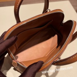 エルメス ボリード ミニ  HERMES Bolide 1923 Miniエバーカラー ゴールド 37/Gold   シルバー金具  bolide-mi002 全手縫い