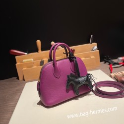 エルメス ボリード ミニ  HERMES Bolide 1923 Miniエバーカラー アネモネ P9 /Anemone   シルバー金具  bolide-mi005 全手縫い