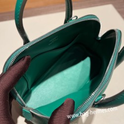 エルメス ボリード ミニ  HERMES Bolide 1923 Miniエバーカラー ヴェールヴェルティゴ U4 /Vert Vertigo   シルバー金具  bolide-mi007 全手縫い
