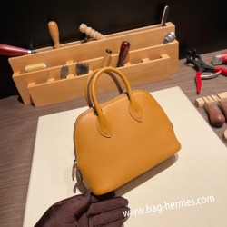 エルメス ボリード ミニ  HERMES Bolide 1923 Miniエバーカラー セサミ 2S /Sesame   シルバー金具  bolide-mi008 全手縫い