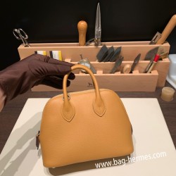 エルメス ボリード ミニ  HERMES Bolide 1923 Miniエバーカラー Sesame セサミ&Rose d’ete ローズエテ シルバー金具  bolide-mi017 全手縫い