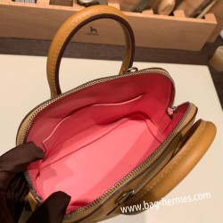 エルメス ボリード ミニ  HERMES Bolide 1923 Miniエバーカラー Sesame セサミ&Rose d’ete ローズエテ シルバー金具  bolide-mi017 全手縫い