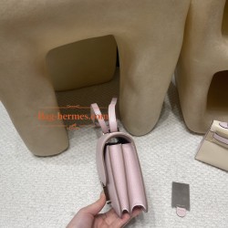 2023 Mauve Pale  モーヴ・ペール  ローズゴールド金具 シェブルミゾル  Chevre  New stock コンスタンスミニ Constance 19cm 