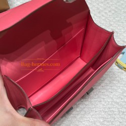 8W/Rose Azalee  ローズアザレ シルバー金具Stock コンスタンスミニ Constance 19cm ヴォーエプソン Epsom