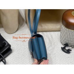 7P/Blue de Presse ブルードプリュス & R2/Blue Agate  ブルーアガット シルバー金具 コンスタンスミニ Constance 19cm ヴォーエプソン Epsom