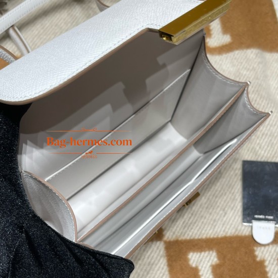 M4 グリペール /Gris Pale ゴールド金具 コンスタンスミニ Constance 19cm ヴォーエプソン Epsom