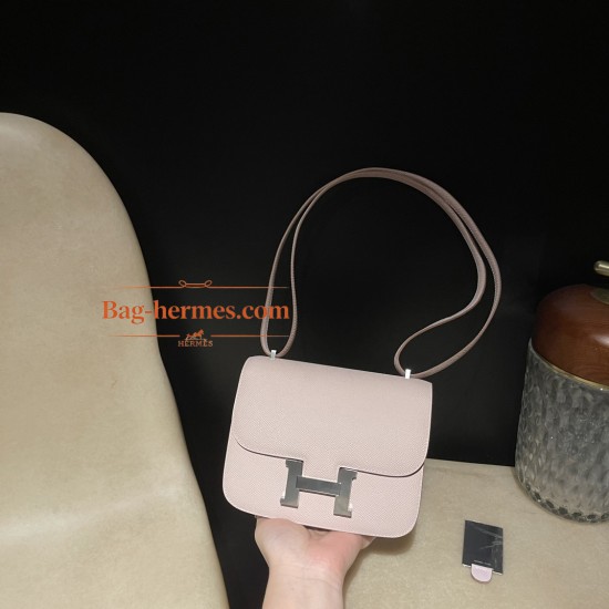 2023 Mauve Pale  モーヴ・ペール  シルバー金具 New stock コンスタンスミニ Constance 19cm ヴォーエプソン Epsom