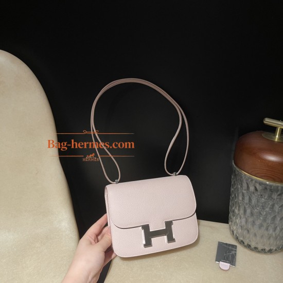 2023 Mauve Pale  モーヴ・ペール  シルバー金具 New stock コンスタンスミニ Constance 19cm ヴォーエプソン Epsom