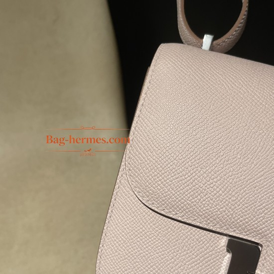 2023 Mauve Pale  モーヴ・ペール  シルバー金具 New stock コンスタンスミニ Constance 19cm ヴォーエプソン Epsom