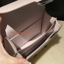 2023 Mauve Pale  モーヴ・ペール  シルバー金具 New stock コンスタンスミニ Constance 19cm ヴォーエプソン Epsom