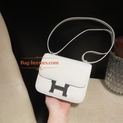 01/White (Blanc)  ホワイト コンスタンスミニ Constance 19cm ヴォーエプソン Epsom