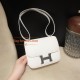 01/White (Blanc)  ホワイト コンスタンスミニ Constance 19cm ヴォーエプソン Epsom
