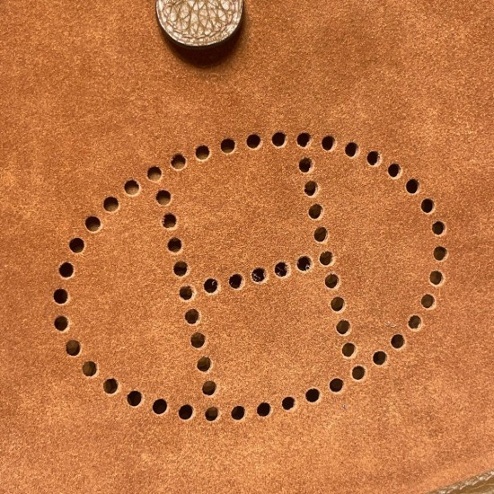 18/Étoupe Grey (Étoupe)  エトゥープ スエード エルメスエヴリンアマゾンTPM Mini Evelyn