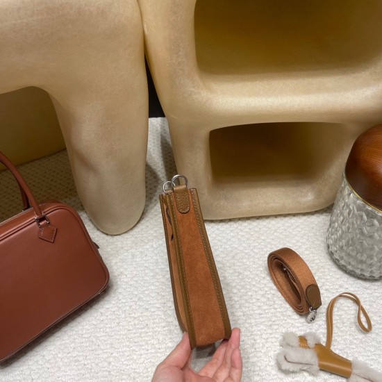 18/Étoupe Grey (Étoupe)  エトゥープ スエード エルメスエヴリンアマゾンTPM Mini Evelyn