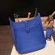 エルメスエヴリントロワPM  Evelyn 29cm トリヨンクレマンス Clemence ブルーエレクトリック 7T /Blue Electric ゴールド金具 Evelyn29-006 全手縫い