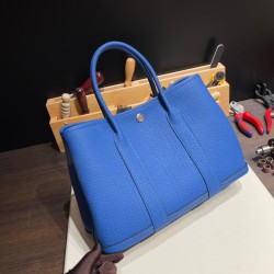 エルメス ガーデンパーティ TPM 71/Blue France  ブルーフランス 全手縫い